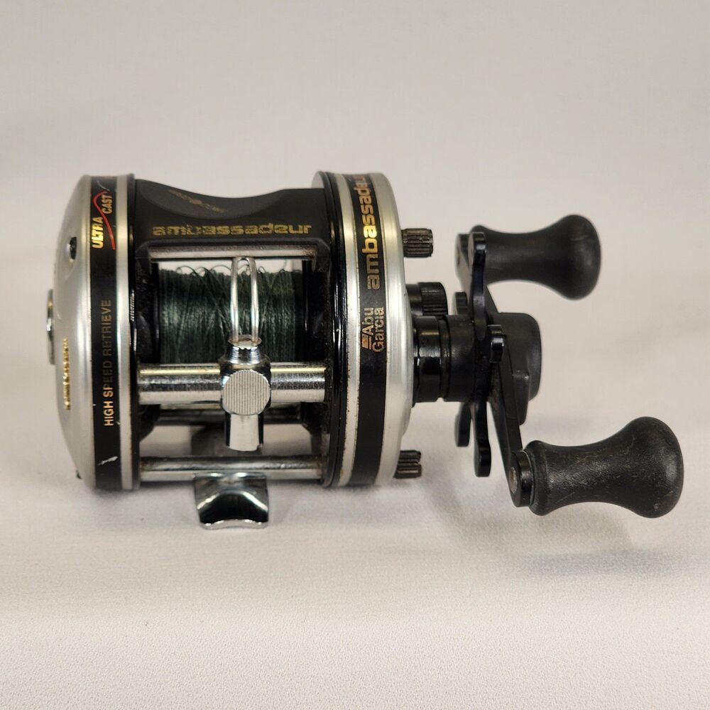 VTG Abu Garcia Ambassadeur 5501-C3 Bait Casting Reel Left Handed Sweden